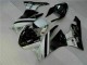 Preto Branco 3M Touch4 Injeção Kit Carenagem Moto Kawasaki ZX6R 09-12 Preto Branco 3M Touch4 Injeção Kit Carenagem Moto Kawasaki ZX6R 09-12