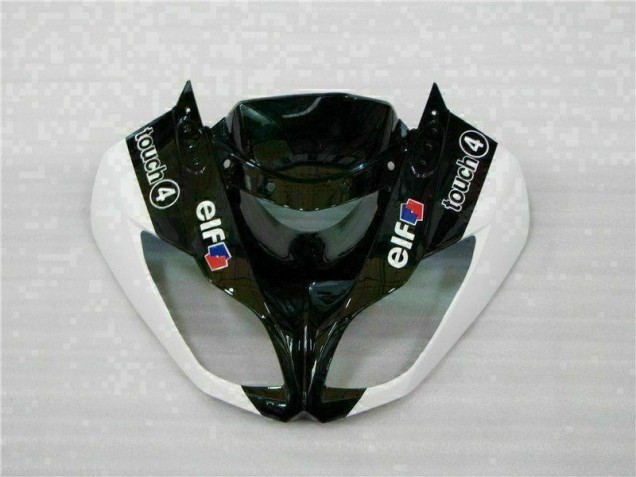 Preto Branco 3M Touch4 Injeção Kits Carenagem Moto Kawasaki ZX6R 09-12 Preto Branco 3M Touch4 Injeção Kits Carenagem Moto Kawasaki ZX6R 09-12