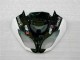 Preto Branco 3M Touch4 Injeção Kits Carenagem Moto Kawasaki ZX6R 09-12 Preto Branco 3M Touch4 Injeção Kits Carenagem Moto Kawasaki ZX6R 09-12
