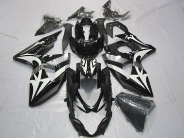 Preto Branco Abs Kits Carenagem Moto Suzuki GSXR 1000 K9 09-16