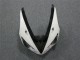 Preto Branco Abs Moto Plástico Kawasaki ZX6R 05-06 Preto Branco Abs Moto Plástico Kawasaki ZX6R 05-06