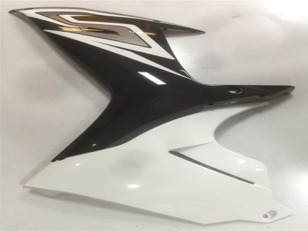 Preto Branco Abs Moto Plástico Suzuki GSXR 600 / 750 K11 11-21 Preto Branco Abs Moto Plástico Suzuki GSXR 600 / 750 K11 11-21
