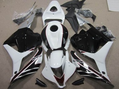 Preto Branco Abs Moto Plásticos Honda CBR 600RR 09-12