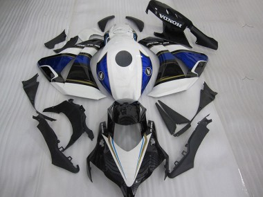 Preto Branco Azul Carenagem Moto Honda CBR 1000RR 04-05