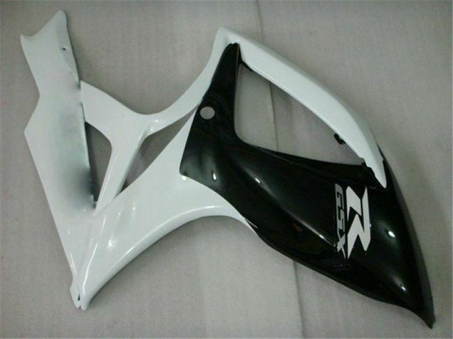 Preto Branco Carenagem Moto Suzuki GSXR 600 / 750 K6 06-07