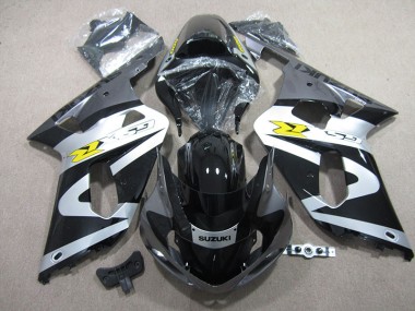 Preto Branco Carenagem Moto Suzuki GSXR 600 K1 K2 K3 01-03