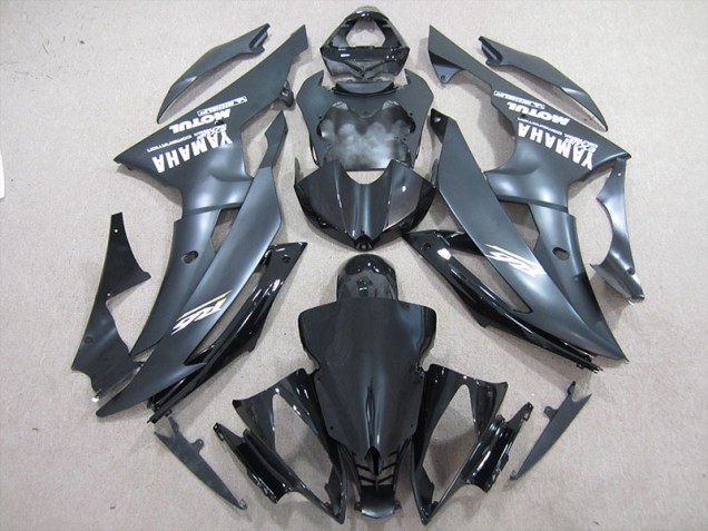 Preto Branco Carenagem Moto Yamaha R6 08-16 Preto Branco Carenagem Moto Yamaha R6 08-16