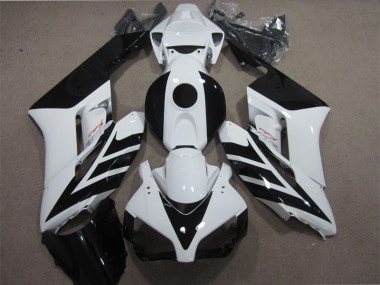Preto Branco Carroçaria Moto Honda CBR 1000RR 04-05