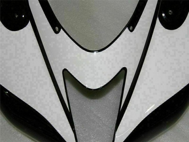 Preto Branco Carroçaria Moto Kawasaki ZX6R 07-08 Preto Branco Carroçaria Moto Kawasaki ZX6R 07-08