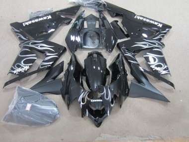 Preto & Branco Chama Carenagem Moto Kawasaki ZX10R 03-05