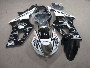 Preto Branco Corona Extra Motul Carenagem Moto Suzuki GSXR 1000 K3 03-04