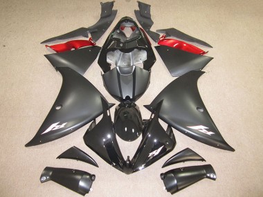 Preto Branco Decalque Carenagem Moto Yamaha R1 12-14