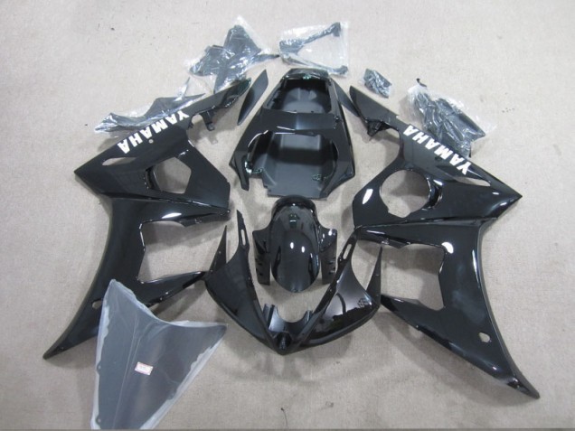 Preto Branco Decalque Carenagem Moto Yamaha R6 03-05