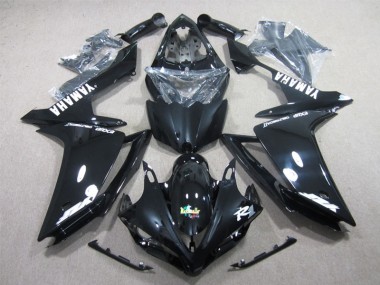 Preto Branco Decalque Kits Carenagem Moto Yamaha R1 07-08