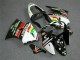 Preto Branco Eurobet Carenagem Moto Kawasaki ZX6R 00-02