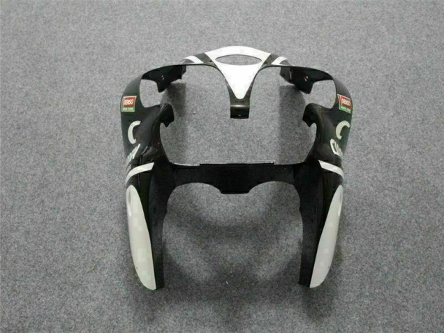 Preto Branco Eurobet Carenagem Moto Kawasaki ZX6R 00-02