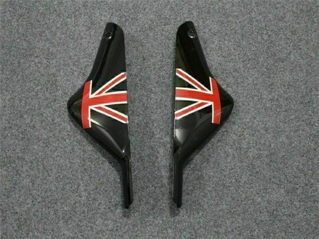Preto Branco Eurobet Carenagem Moto Kawasaki ZX6R 00-02