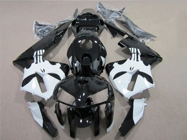 Preto Branco Kit Carenagem Moto Honda CBR 600RR 05-06