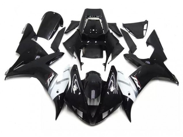 Preto Branco Kits Carenagem Moto Yamaha R1 02-03 Preto Branco Kits Carenagem Moto Yamaha R1 02-03