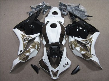 Preto Branco Kits Completo Carenagem Moto Honda CBR 600RR 09-12