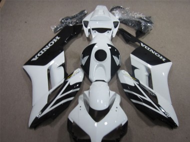 Preto Branco Moto Plástico Honda CBR 1000RR 04-05