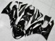 Preto Branco Ninja Carenagem Moto Kawasaki ZX6R 09-12 Preto Branco Ninja Carenagem Moto Kawasaki ZX6R 09-12