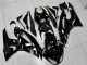Preto Branco Ninja Carenagem Moto Kawasaki ZX6R 09-12 Preto Branco Ninja Carenagem Moto Kawasaki ZX6R 09-12
