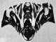 Preto Branco Ninja Carenagem Moto Kawasaki ZX6R 09-12 Preto Branco Ninja Carenagem Moto Kawasaki ZX6R 09-12