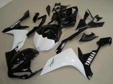 Preto Branco Ouro Carenagem Moto Yamaha R1 07-08
