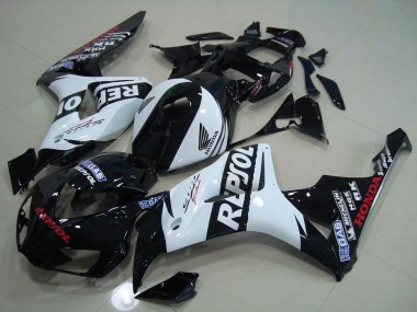 Preto Branco Repsol Carenagem Moto Honda CBR 1000RR 06-07