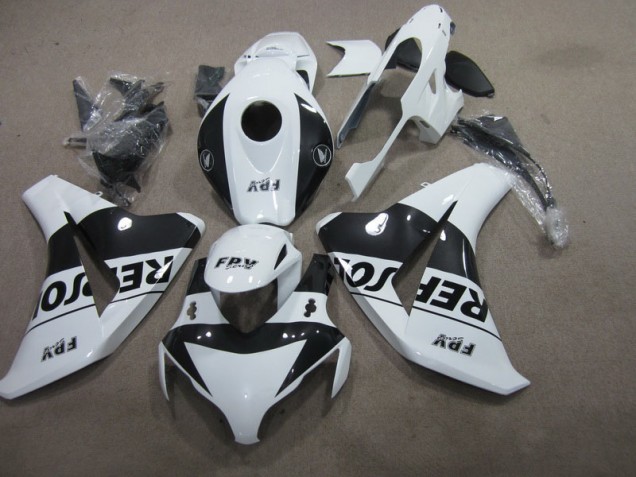 Preto Branco Repsol Carenagem Moto Honda CBR 1000RR 08-11