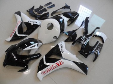 Preto Branco Satuhati Carenagem Moto Honda CBR 1000RR 08-11