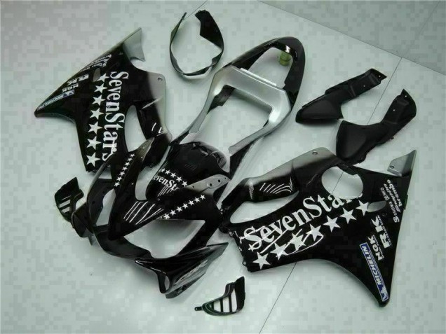 Preto Branco SevenStarss Carenagem Moto Honda CBR 600 F4i 01-03
