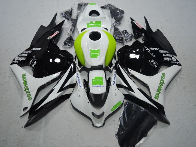 Preto Branco Verde Hannspree Abs Kits Completos Carenagem Moto Honda CBR 600RR 09-12 Preto Branco Verde Hannspree Abs Kits Completos Carenagem Moto Honda CBR 600RR 09-12