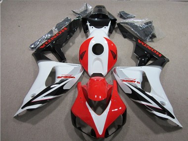 Preto Branco Vermelho Fireblade Carenagem Moto Honda CBR 1000RR 06-07
