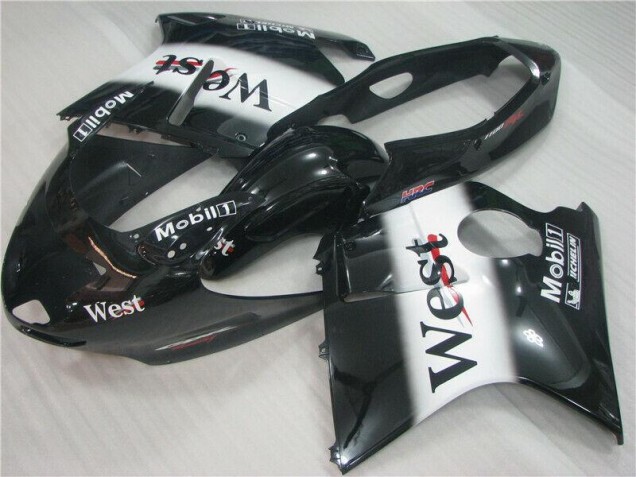 Preto Branco West Carenagem Moto Honda CBR 1100 XX 96-07