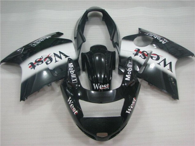 Preto Branco West Carenagem Moto Honda CBR 1100 XX 96-07
