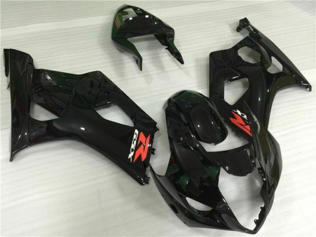 Preto Brilhante Abs Carenagem Moto Suzuki GSXR 1000 K3 03-04 Preto Brilhante Abs Carenagem Moto Suzuki GSXR 1000 K3 03-04