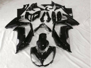 Preto Brilhante Abs Kit Carenagem & Plásticos Moto Kawasaki EX650 17-19