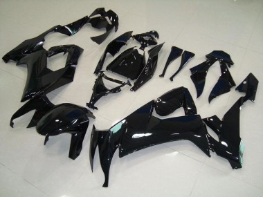 Preto Brilhante Abs Motocicleta Plástico Kawasaki ZX10R 08-10