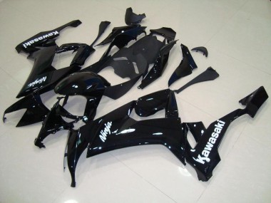 Preto Brilhante & Branco Adesivo Carenagem Moto Kawasaki ZX10R 08-10