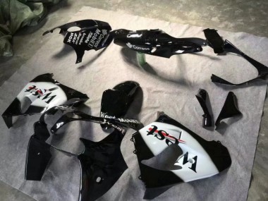 Preto Brilhante Branco Carenagem Moto Kawasaki ZX9R 00-01