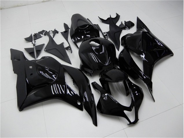 Preto Brilhante Carenagem Moto Honda CBR 600RR 09-12 Preto Brilhante Carenagem Moto Honda CBR 600RR 09-12