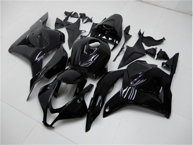 Preto Brilhante Carenagem Moto Honda CBR 600RR 09-12 Preto Brilhante Carenagem Moto Honda CBR 600RR 09-12