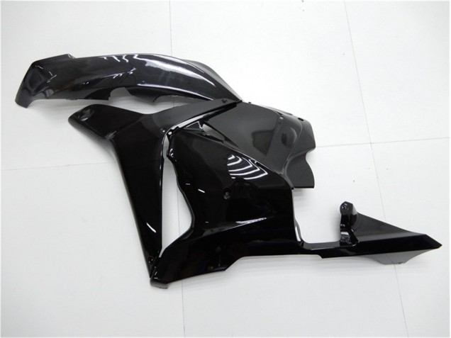 Preto Brilhante Carenagem Moto Honda CBR 600RR 09-12 Preto Brilhante Carenagem Moto Honda CBR 600RR 09-12
