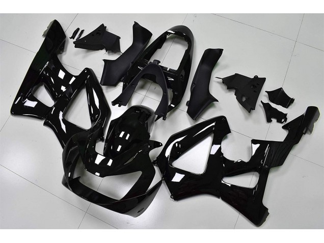 Preto Brilhante Carenagem Moto Honda CBR 900RR 954RR 02-03 Preto Brilhante Carenagem Moto Honda CBR 900RR 954RR 02-03