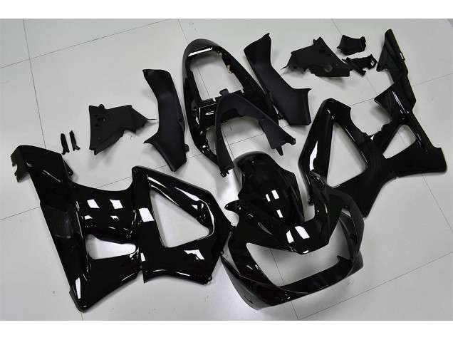 Preto Brilhante Carenagem Moto Honda CBR 900RR 954RR 02-03 Preto Brilhante Carenagem Moto Honda CBR 900RR 954RR 02-03