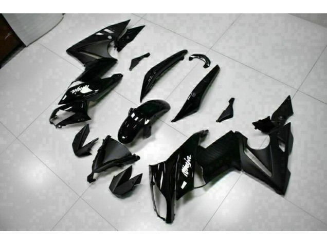 Preto Brilhante Carenagem Moto Kawasaki EX650 09-11