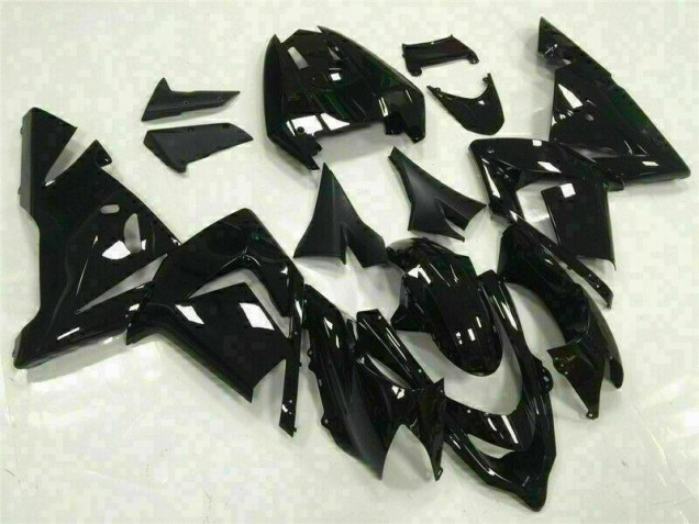 Preto Brilhante Carenagem Moto Kawasaki ZX10R 03-05 Preto Brilhante Carenagem Moto Kawasaki ZX10R 03-05