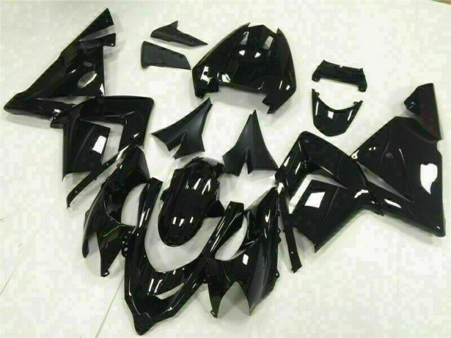 Preto Brilhante Carenagem Moto Kawasaki ZX10R 03-05 Preto Brilhante Carenagem Moto Kawasaki ZX10R 03-05